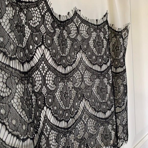 Chloe K Sheer Lace Tank Blouse Extra Small - Picture 5 of 5